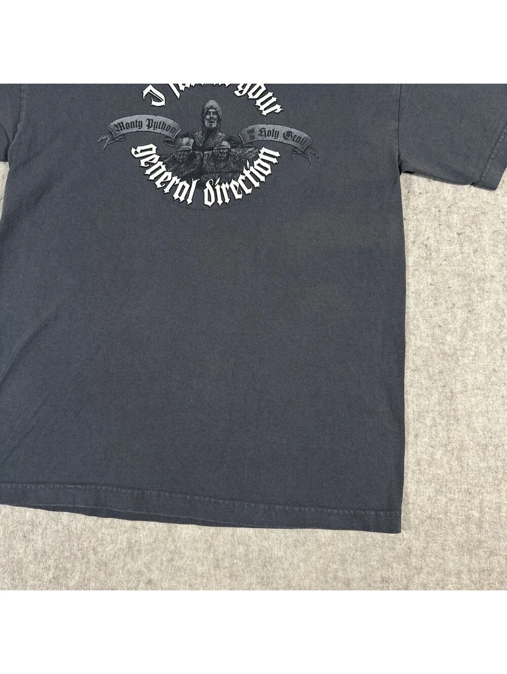 Vintage Monty Python Holy Grail Shirt Small? Fart General Direction Funny Movie